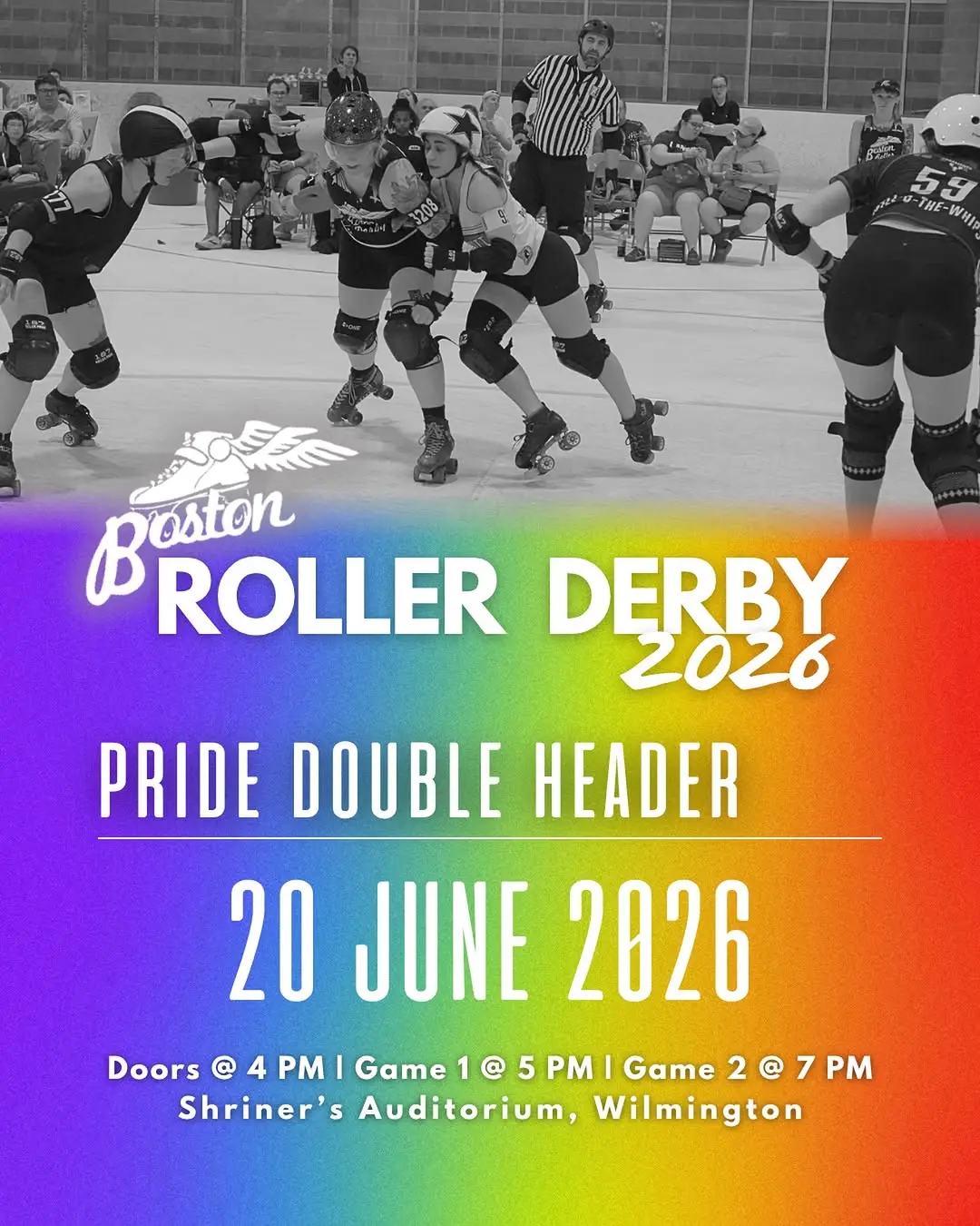 Boston Roller Derby Pride Double Header