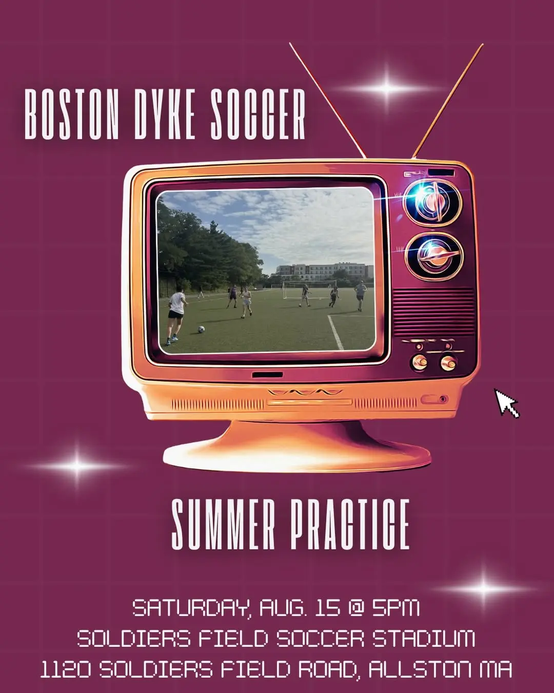 Boston Dyke Soccer Summer Practice