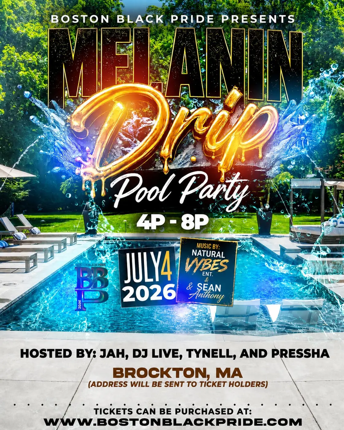 Melanin Drip Pool Party