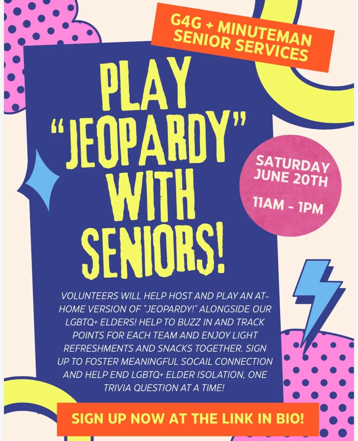 Play Jeopardy with Seniors