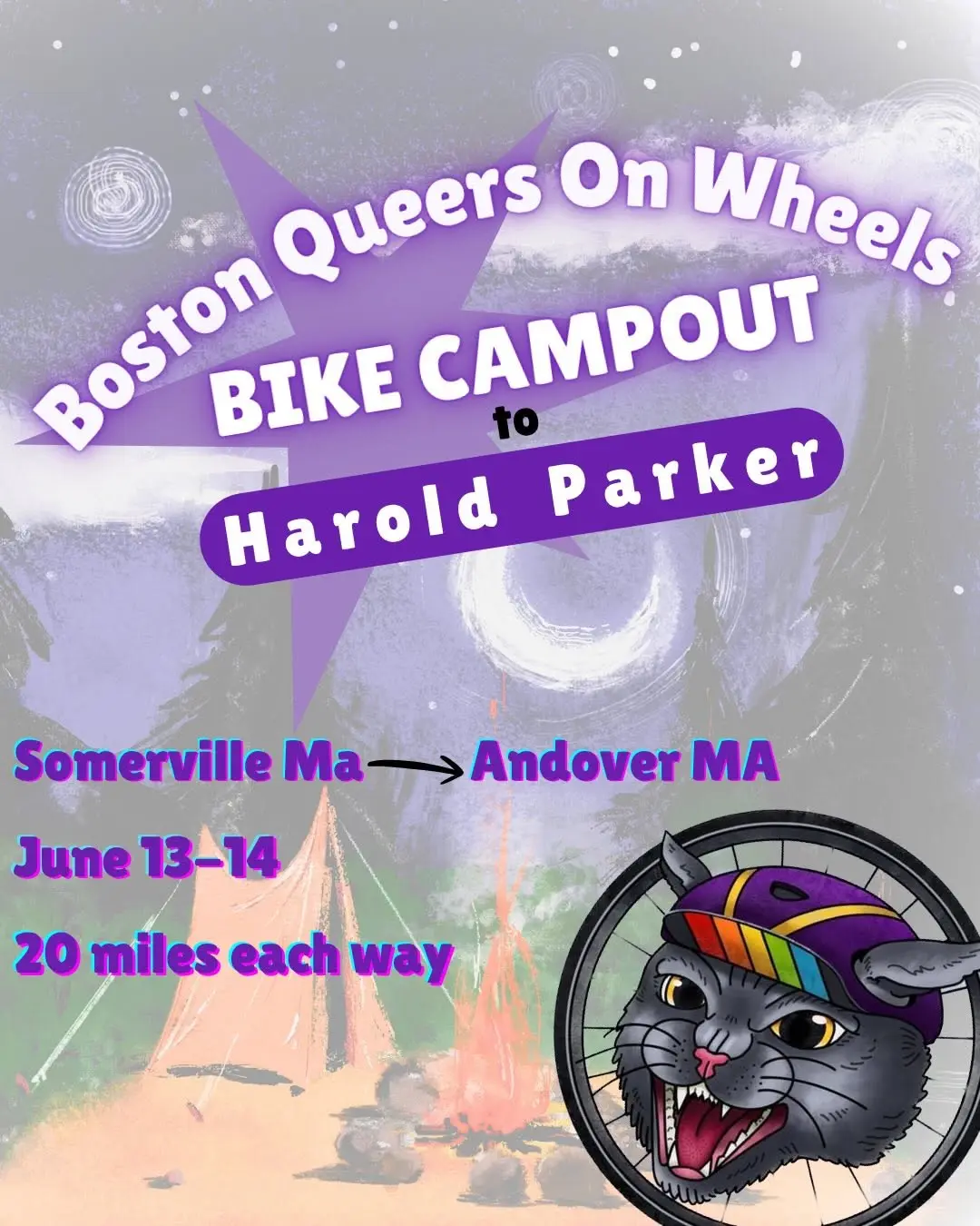 Bike Campout to Harold Parker