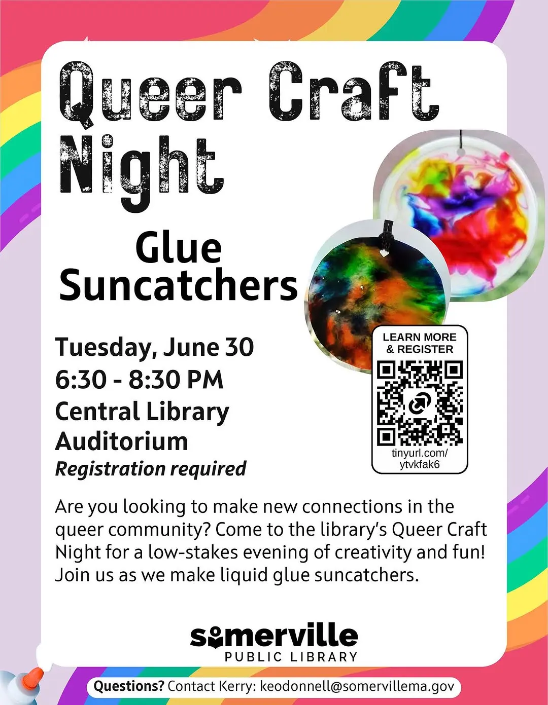 Queer Craft Night: Glue Suncatchers