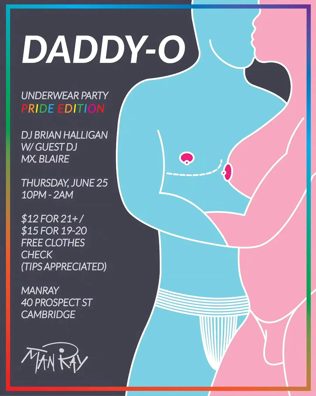 DADDY-O Underwear Party Pride Edition