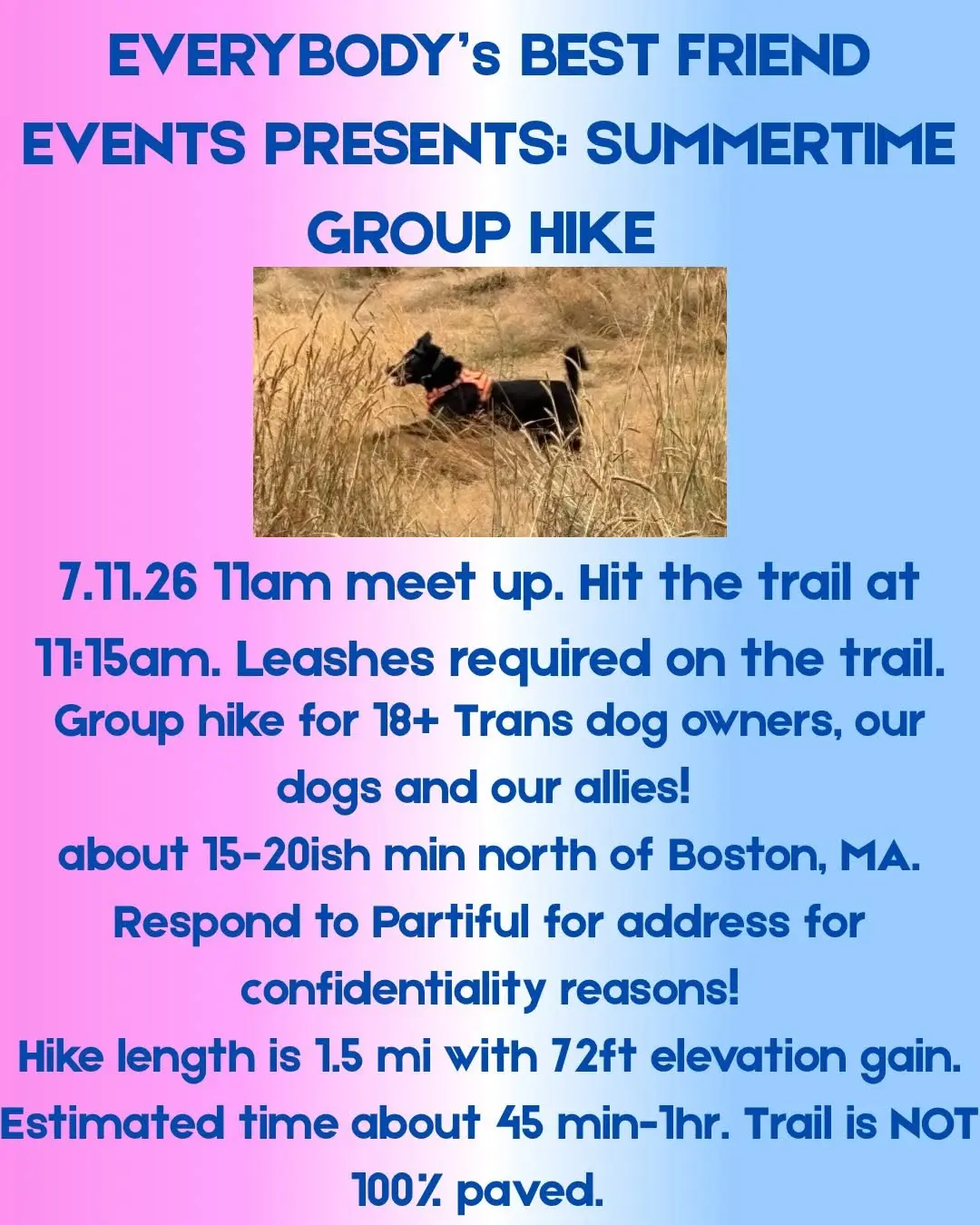 Trans & Dog Summertime Group Hike