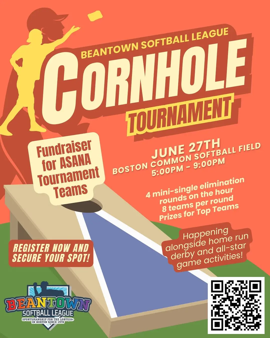 Beantown Softball League Cornhole Tournament