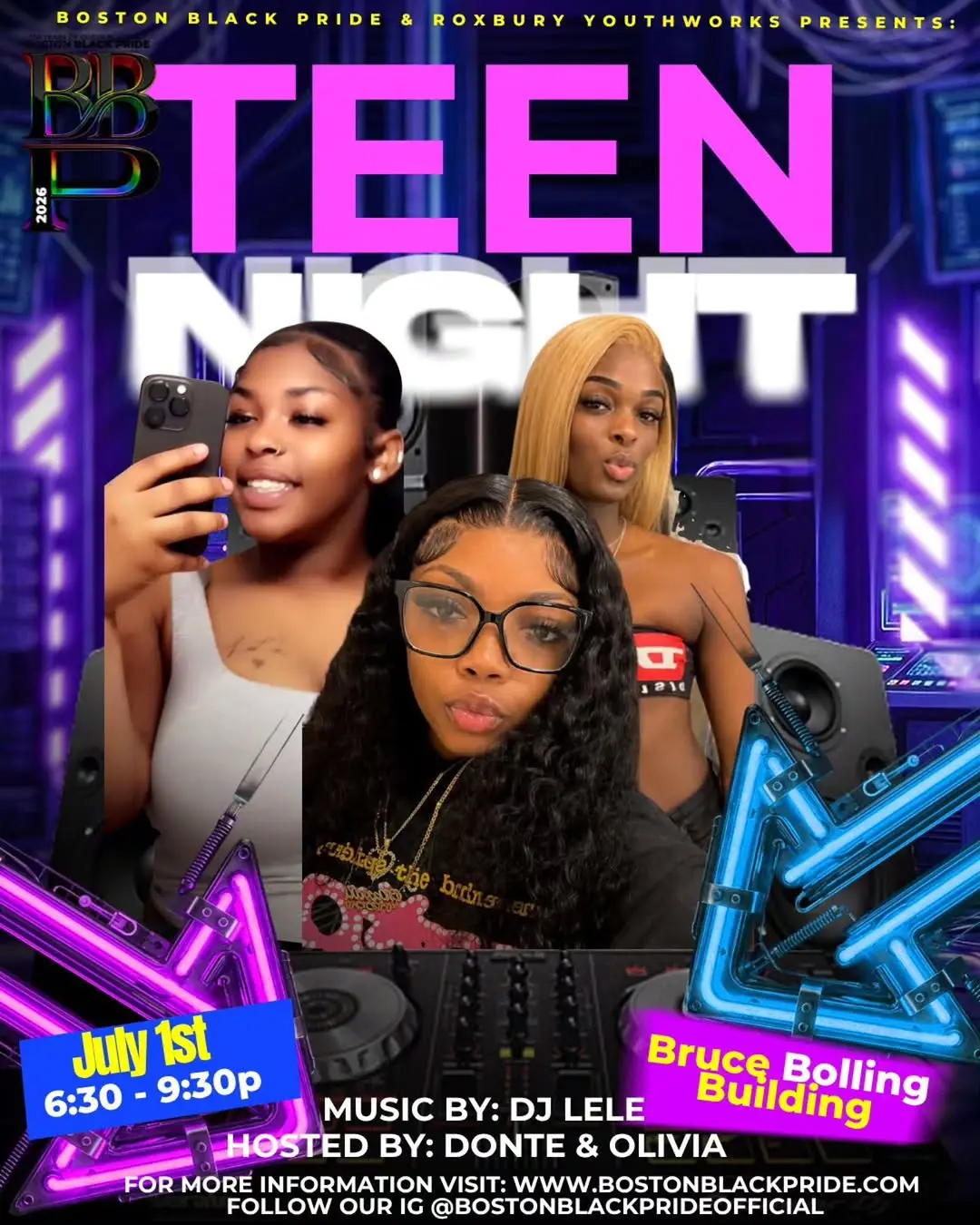 Boston Black Pride Teen Night